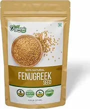 Organic Zing Fenugreek Seeds aka Methi Seed | Vegan | Preservative Free | Product of India - 227 g / 8 oz