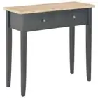 vidaXL Dressing Console Table Black 79x30x74 cm Wood BMG