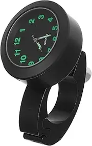 ULTECHNOVO Motorcycle Aluminum Clock Dash Quad Scooter Tachometer Motorcycle Bicycle Locomotive Model Motorcycle Clock Motocross Universal Motorcycle Handlebar Clock Motorbike Car Black