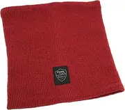 IMMA AS ROMA CREST Leather Patch Knitted Warm Neck Burgundy
