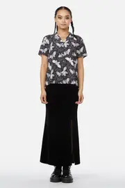 Larvae Print Blouse