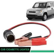 12V Battery To Cigarette Lighter Adapter Alligator Car Clamp 12Volt Clip HOTN