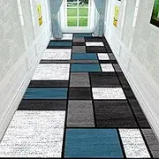 Extra Long Hallway Runner Rug Thick Anti-Slip Rug Washable Hallway Contemporary Passage Runner Rug for Hallway, for Kitchen Hall Stairs Entry Front Room Runner Mats,0.8m x 3.5m