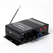 AirAux AK380 Wireless Amplifier 800W MAX Output 2.0 Channel Hi-Fi Class D bluetooth V5.0Remote Control FM Antenna Inte