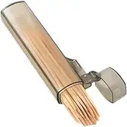 Portable Toothpick Holder | Toothpick Holder Dispenser - Lightweight Organizer Box, Tooth Pick Container with Lid For Outdoor, Kitchen, And Restaurant Supplies