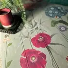Blooming Flowers Botanist Wallpaper Beaded Wood Green Washable Belgravia 4773