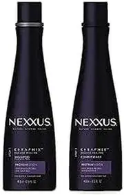 Nexxus Keraphix Conditioner for Damaged Hair, ProteinFusion, Silicone-Free, Keratin Protein & Black Rice, 400ml, Heals Damage & Strengthens Hair