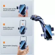 Car Suction Cup Mount Phone Holder Auto Clamping Dashboard Mount Phone Holder