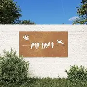 Patio Decoration Corten Bird Design
