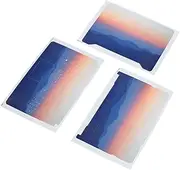 KONTONTY Custom Fit Laptop Sticker Set for Notebook Keyboard Skin Air Guide Groove No Bubbles