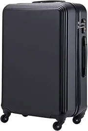 [sdneNest] Carry-on Suitcase Luggage Travel Suitcase Luggage Cabin Luggage Boarding Travel Hardside Luggage Carry-on Suitcases Carry On Luggages (Black 24in)