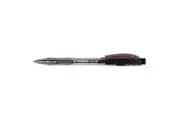Stabilo Liner 308 Ballpoint Pen Medium Black Retractable Box of 10, ACCO 0280720
