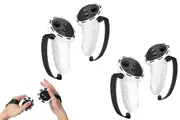 4pcs Controller Grips Protector Cover VR Touch Protector Accessories Compatible with Meta Quest 3-White