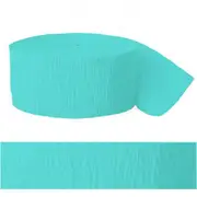 Streamer Crepe Paper Turquoise