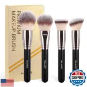MAANGE Makeup Brush Set 4 Pcs Premium Foundation Brush Contour Concealer Powe