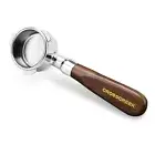 CrossCreek 54mm Espresso Bottomless Portafilter with 3 Ear Fits 54mm Breville