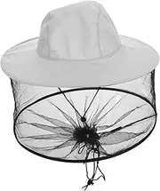 MOBUTOFU Anti-honey and Hat Hat Beekeeping Hat Bee Hat with Net Hat with Veil Costume Hat Beekeeping Supplies Bucket Hat