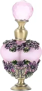 AUTSUPPL Exquisite Middle Eastern Perfume Bottle Portable Glass Storage for Essential Oils Dec