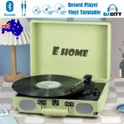 Bluetooth 33 45 78 RPM Record Player Gramophone Turntable Disc Vinyl Audio AU