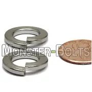 M10 / 10mm - Qty 10 - DIN 127B Split Lock Washer Stainless Steel 18-8 / A2-70