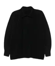 Homme Plissé Issey Miyake MC October Pleated Polo Shirt 2,3,4,JP2 black