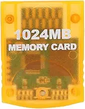 Fdit 1024M Memory Card (16344 Blocks) for WII Gamecube Game Console, 1G Storage Room Compatible with Nintendo GC NGC