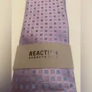 REACTION by Kenneth Cole Men’s Purple Tie