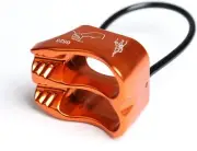 25KN Rappel ATC Belay Device Rock Climbing Rappelling Descender Orange