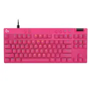 Logitech G PRO X TKL RAPID Gaming Keyboard (Magnetic Switches) (Magenta)