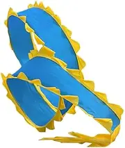 Dragon Dance Silk Long Tails Dancing Streamers Flexible Rotation Dance Ribbons Streamers Outdoor Fitness Dance Ribbons for Group Performance (Color : Blue)
