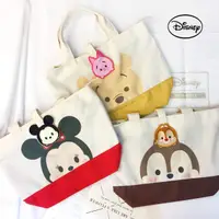 在飛比找樂天市場購物網優惠-TSUM TSUM大頭帆布手提托特包-迪士尼 DISNEY 