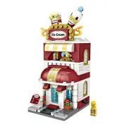 Loz LOZ Mini Blocks - Ice Cream Shop Building Bricks Set 20 x 17 x 5 cm