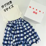 Uniqlo x Marni Balloon Shape Skirt Blue Check S New