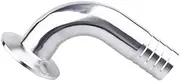 12.7/25/32/38/51/63/76/108mm OD SS304 Sanitary Hose Barb Pipe Fitting 1.5/2/3/4" Tri Clamp 50.5-119mm Ferrule 90 Degree Elbow (Size : 76mm x Ferrule 91)