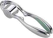 CIYODO 1pc Zinc Alloy Garlic Press and Slicer Manual Garlic Crusher for Kitchen Efficient Clove Mincer Soft Non Slip Handle for Home and Restaurant