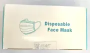 Face Mask Medical, Surgical, Dental, Disposable 3-Ply Earloop Mouth Cover 50(P)