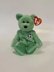 Kicks The Bear Ty Beanie Baby With Errors