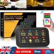 Bluetooth Switch Panel for Truck SUV Marine Camper Van Multifunction Waterproof (for: Subaru)