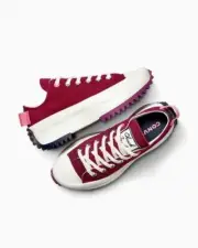 NEW Converse Run Star Hike Platform Color Pop Red Pink Womens