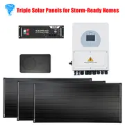 Deye 5KW Inverter + KIJO 5120Wh Lithium Battery Module + 3* 200W Solar Panel + 10000mAh Power Bank