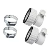 2x B Hose Adapter Pool 1.25" To 1.5" For Bestway Coleman Intex Filter Pumps