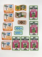 Girl Scouts Cookie Patch Badge IronOn 15 Sales Courage Survivor Merit 2022