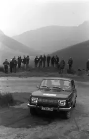 Gunter Ruttinger Gunter Bork Wartburg Knight 1968 Rally Car Old Photo 5