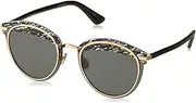 Grey Round Ladies Sunglasses DIOROFFSET1 9N7/2K 62