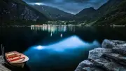 FJORDS OF NORWAY GLOSSY POSTER PICTURE PHOTO norwegian canyon mountain 2184