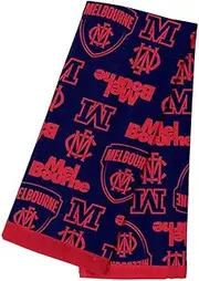 AFL Team Supporter Cotton Tea Towel - Melbourne Demons - 40cm x 60cm