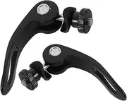 ibasenice 2pcs Quick Release Bike Seatpost Clamp Lightweight Mountain Bike Saddle Lock Easy to Use Folding Clamp for Stable Support Firm Grip
