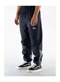 在飛比找Yahoo!奇摩拍賣優惠-美國STUSSY潮牌Taped Pant工装防水拉鍊口袋男裝
