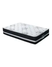 [Giselle Bedding] Cool Memory Foam Euro Top Pocket Spring Mattress in White