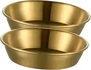 SHOWERORO Pack Stainless Steel Sauce Cup Condiment Dish for Kitchen Family Restaurant
